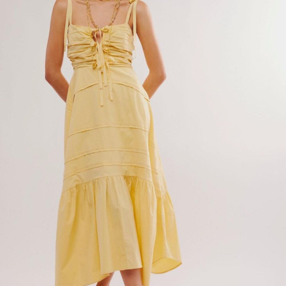 Yellow Free People Dress